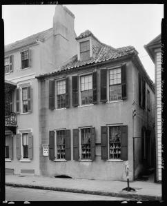 Porgy House. Dubose Heyward's home on Church Street where he wrote the novel, "Porgy." 