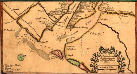 Joel Gascoyne map 1682