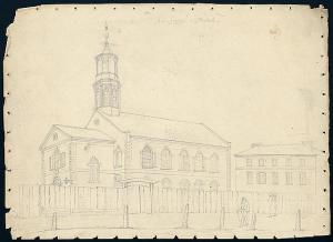 Beth Elohim, 1818. Destoryed by the 1838 fire.