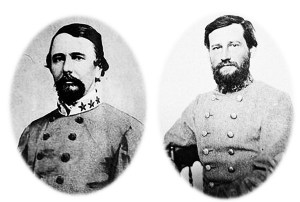 James Chesnut and Stephen Dill Lee, Confederate Aides-de-Camp to Gen. Beauregard. Courtesy Library of Congress