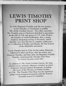 Lewis Timothy print shop