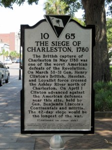 Siege marker on King Street @ Marion Square