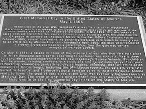 memorial day marker