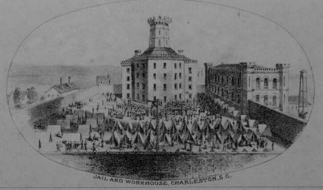 Charleston jail, workhouse and marine hospital, 1857