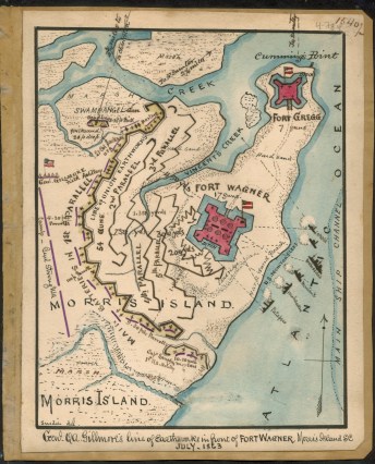 Map of Morris Island 