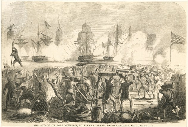 fort sullivan - attack